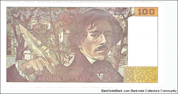 Banknote from France year 1990