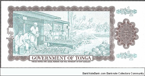 Banknote from Tonga year 1979
