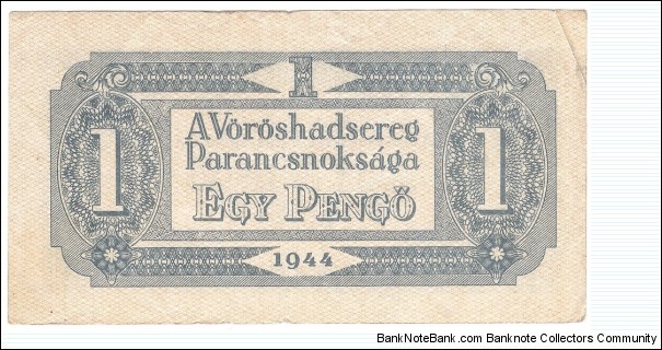 Banknote from Hungary year 1944