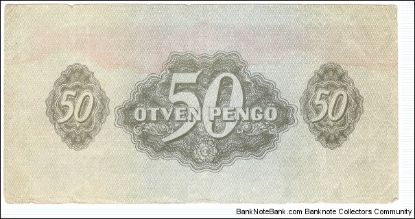 Banknote from Hungary year 1944