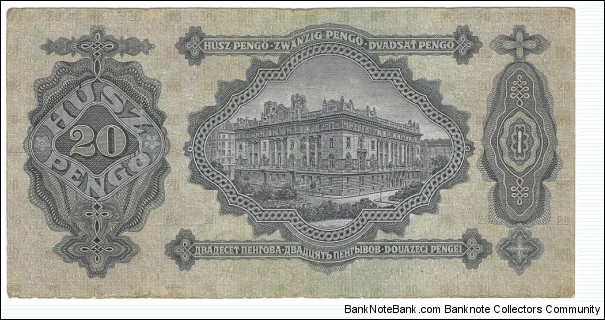 Banknote from Hungary year 1930