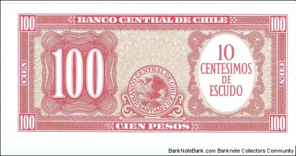 Banknote from Chile year 1960