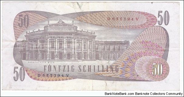 Banknote from Austria year 1970