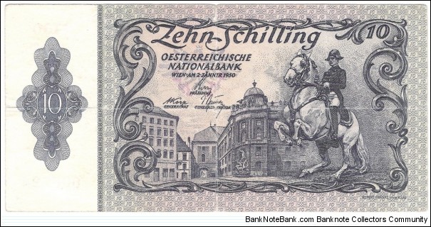 10 Schilling(1950) Banknote