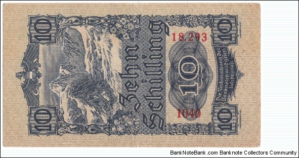 Banknote from Austria year 1945