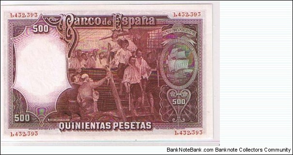 Banknote from Spain year 1931