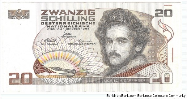 20 Schilling(1986) Banknote