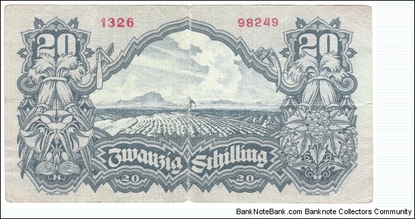 Banknote from Austria year 1945