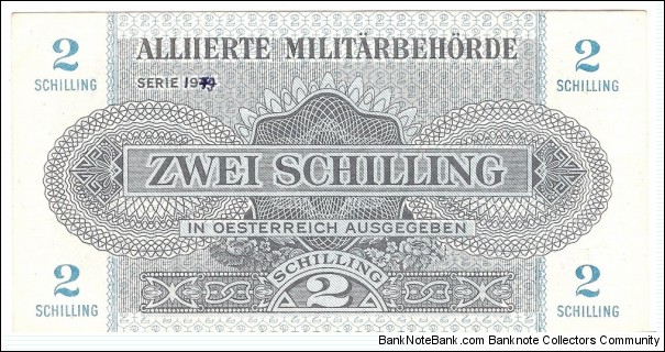 2 Schilling(Alliierte Militärbehörde 1944)  Banknote