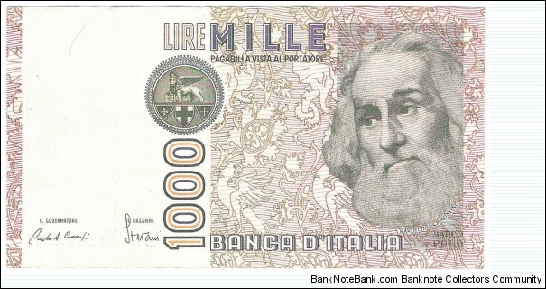 1000 Lire  Banknote