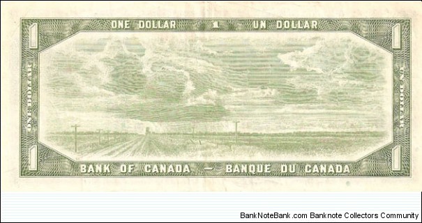 Banknote from Canada year 1954