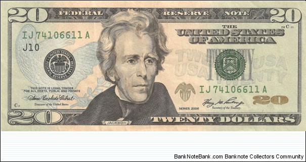 20 Dollars Banknote