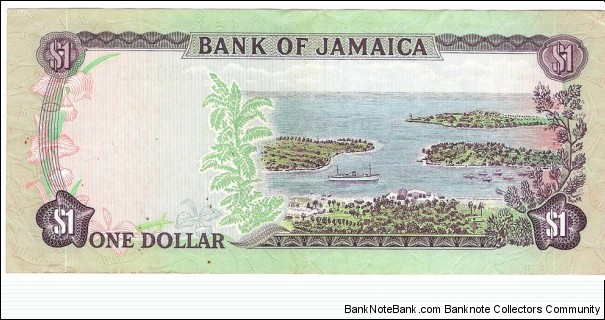 Banknote from Jamaica year 1970