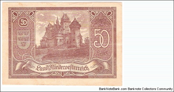 50 Heller(local note 1920) Banknote