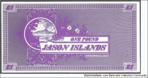 Banknote from Falkland Islands year 1979