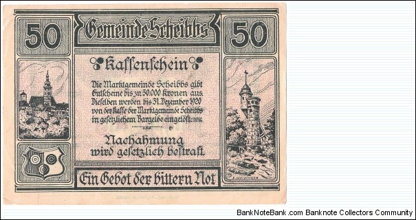 Banknote from Austria year 1920