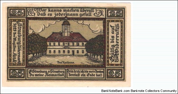 Banknote from Germany year 1921