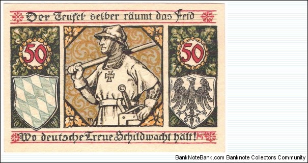 Banknote from Germany year 1918