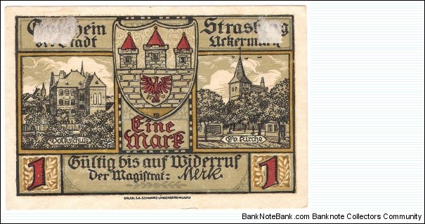 1 Mark(notgeld 1919) Banknote