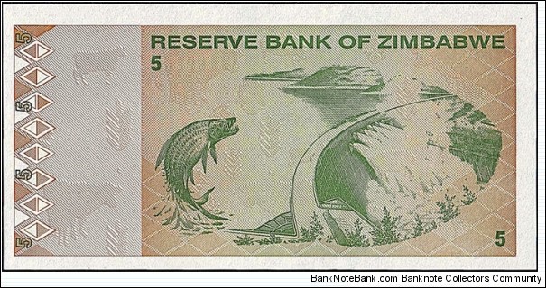 Banknote from Zimbabwe year 2009