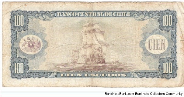 Banknote from Chile year 1962