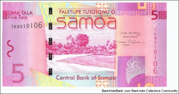 5 Tala Banknote