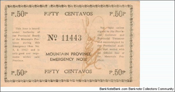 Banknote from Philippines year 1942