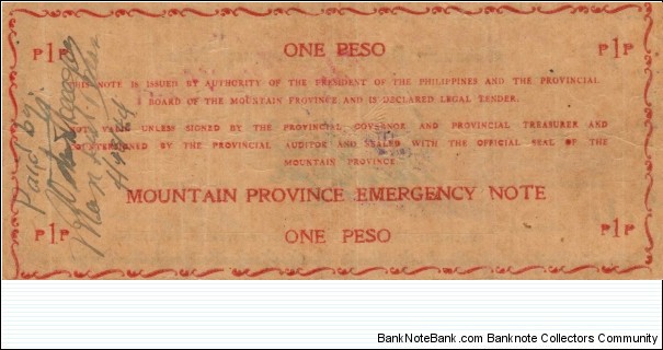 Banknote from Philippines year 1942