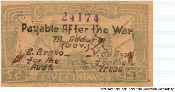 Banknote from Philippines year 1942