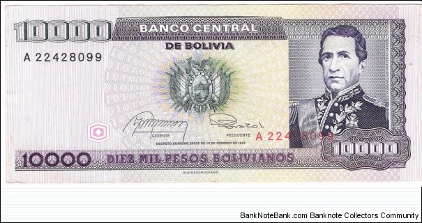 10.000 Pesos Banknote