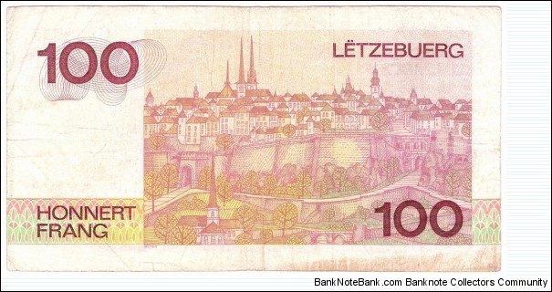 Banknote from Luxembourg year 1980