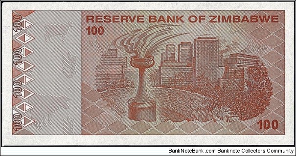 Banknote from Zimbabwe year 2009