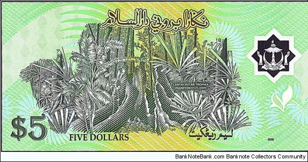 Banknote from Brunei year 2002