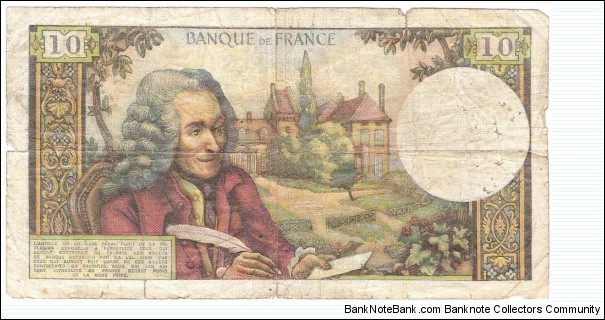 Banknote from France year 1970