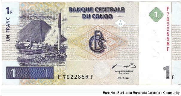 1 Franc Banknote