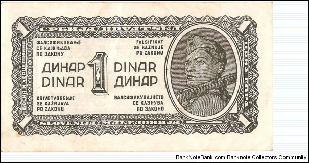 1 Dinar(1944) Banknote