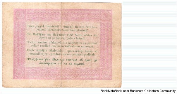 Banknote from Hungary year 1848