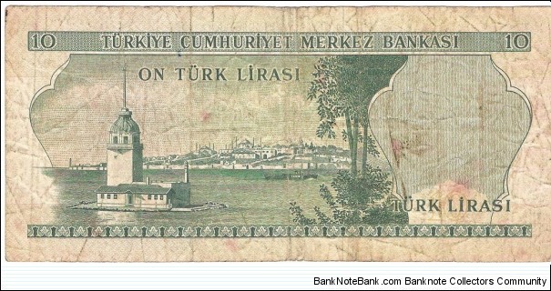 Banknote from Turkey year 1966