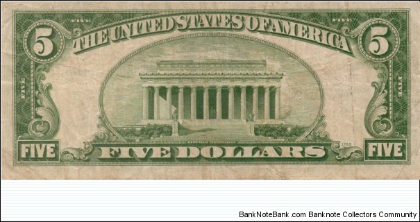 Banknote from USA year 1928