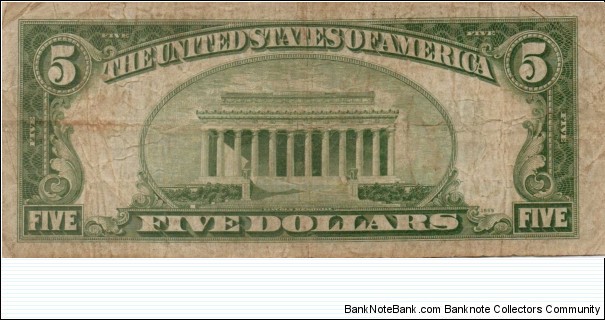 Banknote from USA year 1934