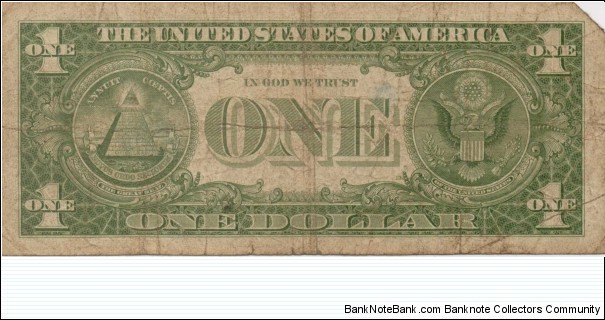 Banknote from USA year 1957