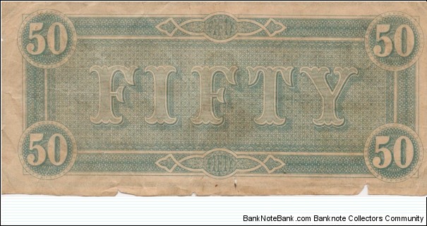 Banknote from USA year 1864