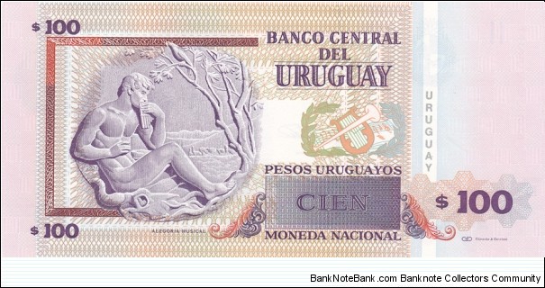 Banknote from Uruguay year 2006