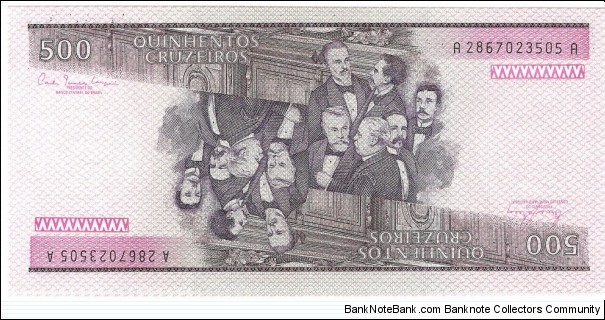 Banknote from Brazil year 1981