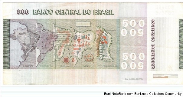 Banknote from Brazil year 1980