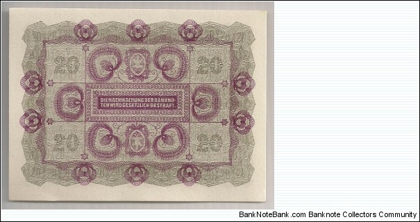 Banknote from Austria year 1922