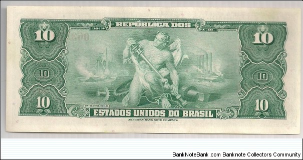 Banknote from Brazil year 1961