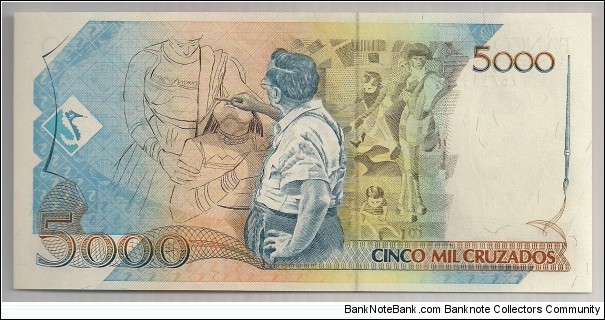 Banknote from Brazil year 1988