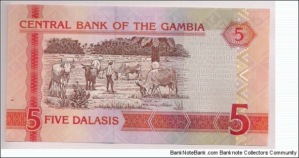 Banknote from Gambia year 2006