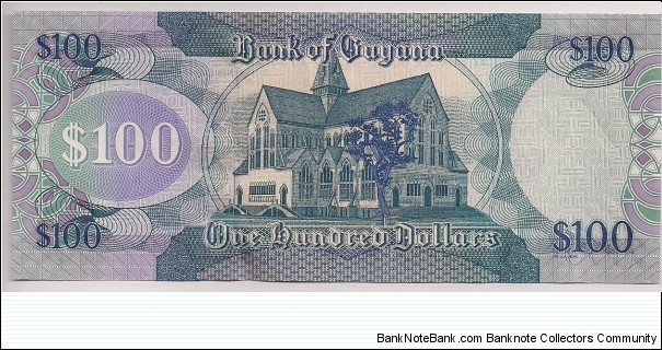 Banknote from Guyana year 2006